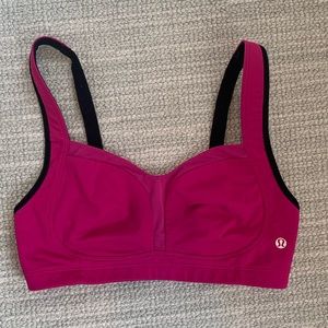 Lululemon tata tamer pink size 34d